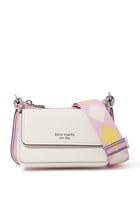 Double Up Colorblocked Crossbody Bag